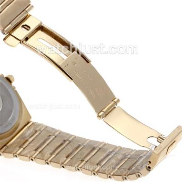 Swiss Movement UK Omega Constellation Automatic Fake Watch With Champagne Dial For Men