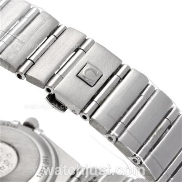 Perfect UK Omega Constellation Automatic Fake Watch With White Dial For Women