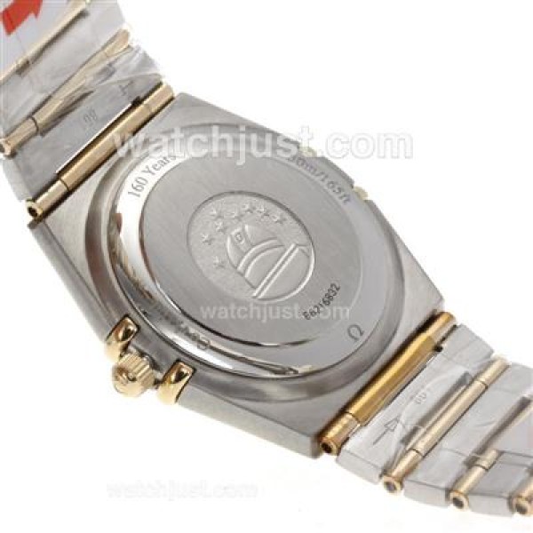 Good Quality UK Omega Constellation Automatic Fake Watch With White Dial For Men