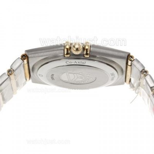 Best UK Omega Constellation Automatic Replica Watch With Champagne Dial For Women