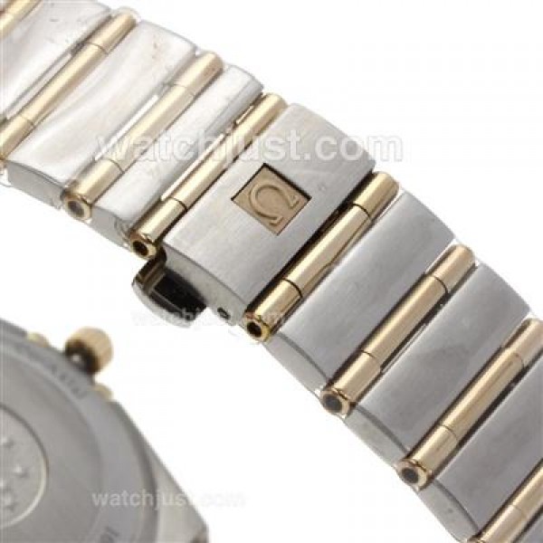 Best-selling UK Omega Constellation Automatic Fake Watch With White Dial For Men