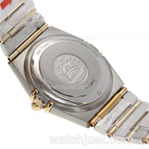 Quality UK Omega Constellation Quartz Replica Watch With White Dial For Men