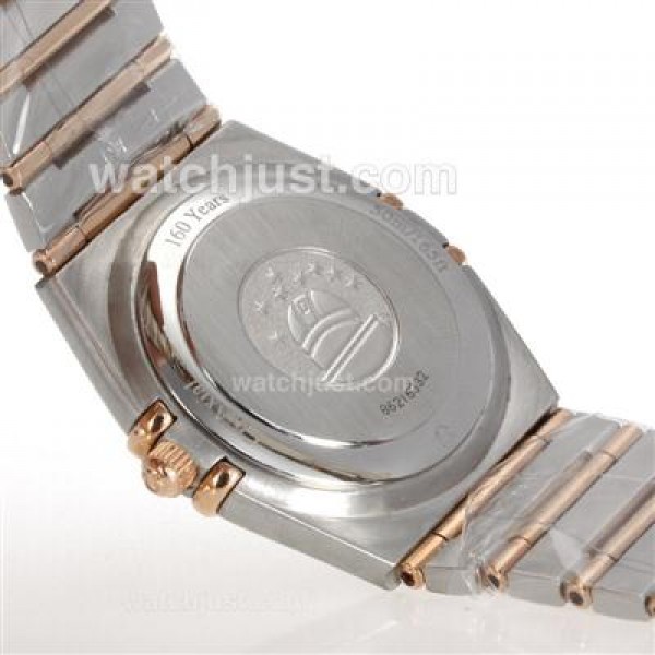 Best UK Sale Omega Constellation Quartz Fake Watch With White Dial For Women