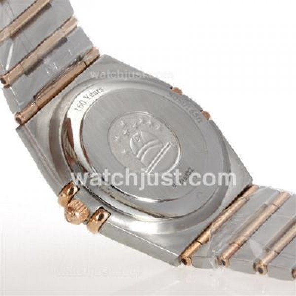 Best AAA UK Omega Constellation Quartz Fake Watch With White Dial For Men