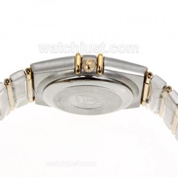 Perfect UK Omega Constellation Automatic Replica Watch With White Dial For Women