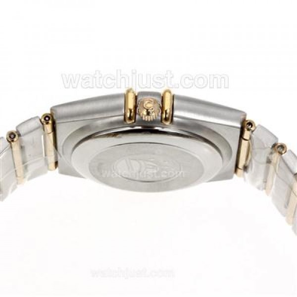 AAA Cheap UK Omega Constellation Automatic Replica Watch With Champagne Dial For Women