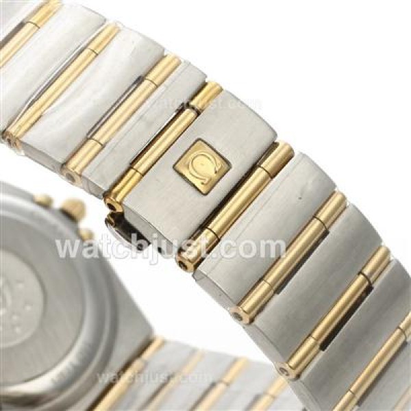 Practical UK Omega Constellation Quartz Fake Watch With White Dial For Men