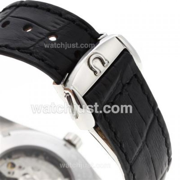 Perfect UK Sale Omega Seamaster Automatic Fake Watch With Black Dial For Men