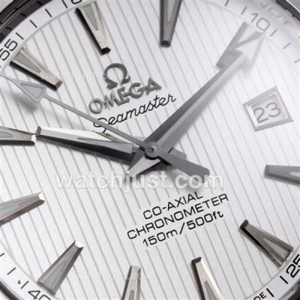 Good Quality UK Sale Omega Seamaster Automatic Fake Watch With White Dial For Men