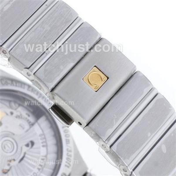 Best UK Omega Constellation Automatic Replica Watch With Blue Dial For Men