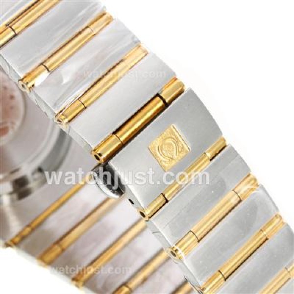 Best UK Sale Omega Constellation Automatic Fake Watch With Champagne Dial For Men