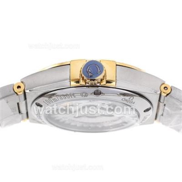 Perfect UK Omega Constellation Automatic Replica Watch With Champagne Dial For Women