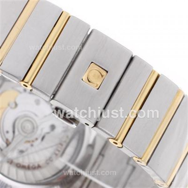 Perfect UK Omega Constellation Automatic Replica Watches With Champagne Dials For Women