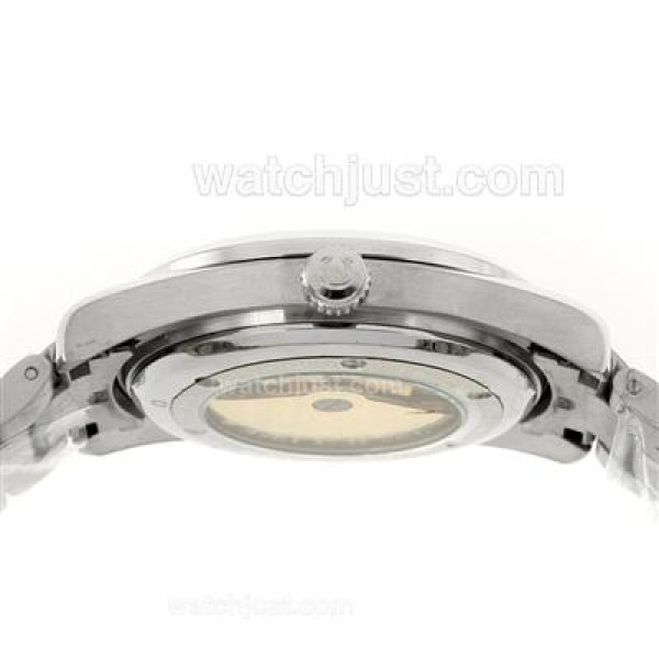 AAA Perfect UK Sale Omega Seamaster Automatic Replica Watch With White Dial For Men