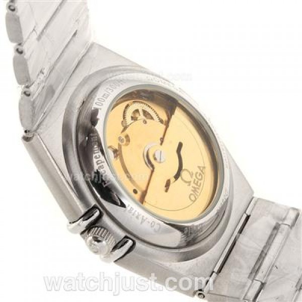 Best UK Sale Omega Constellation Automatic Fake Watch With White Dial For Women