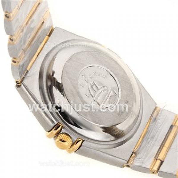 Swiss Made UK Sale Omega Constellation Quartz Replica Watch With Champagne Dial For Women