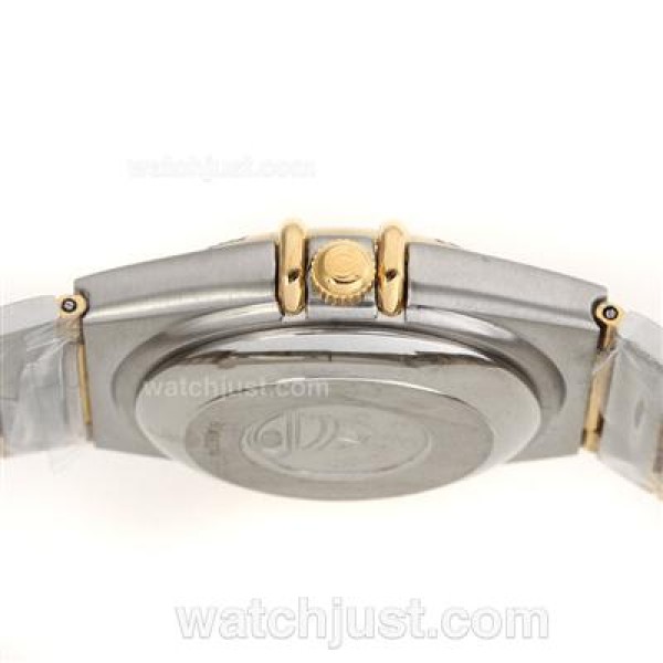 Swiss Made UK Sale Omega Constellation Quartz Replica Watch With Champagne Dial For Women