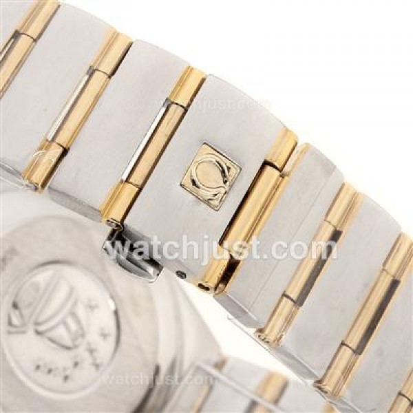 Swiss Made UK Sale Omega Constellation Quartz Replica Watch With Champagne Dial For Women