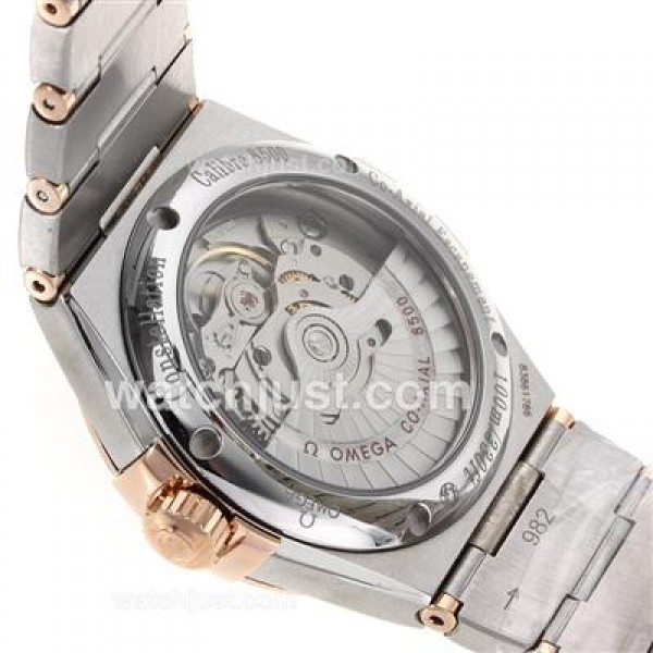 Best UK Omega Constellation Automatic Fake Watches With Black Dials For Women
