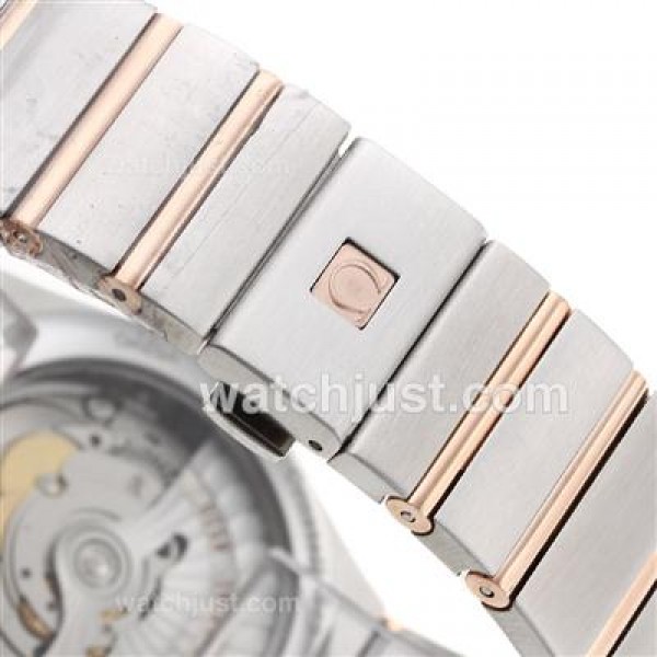 Best UK Sale Omega Constellation Automatic Fake Watches With Champagne Dials For Women