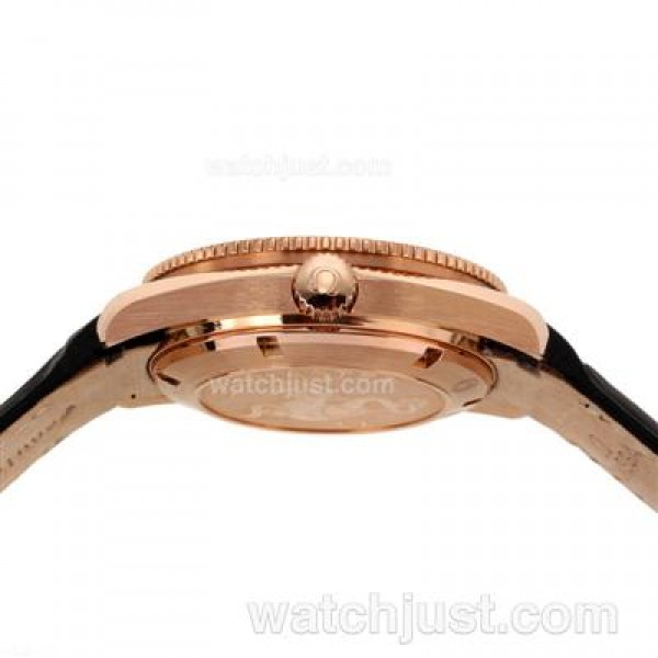 Quality UK Sale Omega Seamaster Automatic Replica Watches With Black Dials For Men