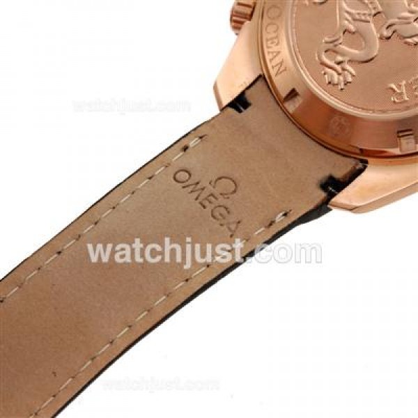 Quality UK Sale Omega Seamaster Automatic Replica Watches With Black Dials For Men