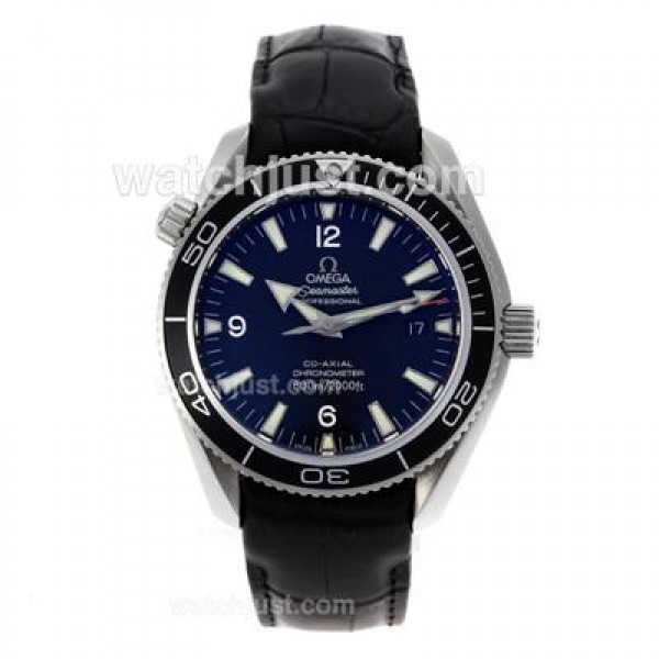 Waterproof UK Sale Omega Seamaster Automatic Replica Watch With Black Dial For Men