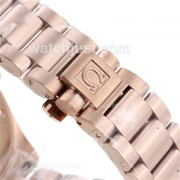 Waterproof UK Omega Seamaster Automatic Replica Watches With Brown Dials For Men