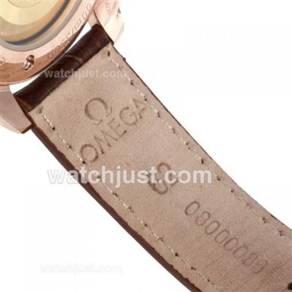 Perfect UK Omega Constellation Automatic Fake Watches With White Dials For Men