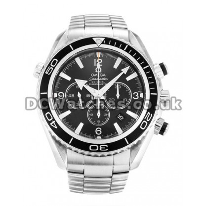 Best UK Sale Omega Planet Ocean Automatic Replica Watch With Black Dial For Men