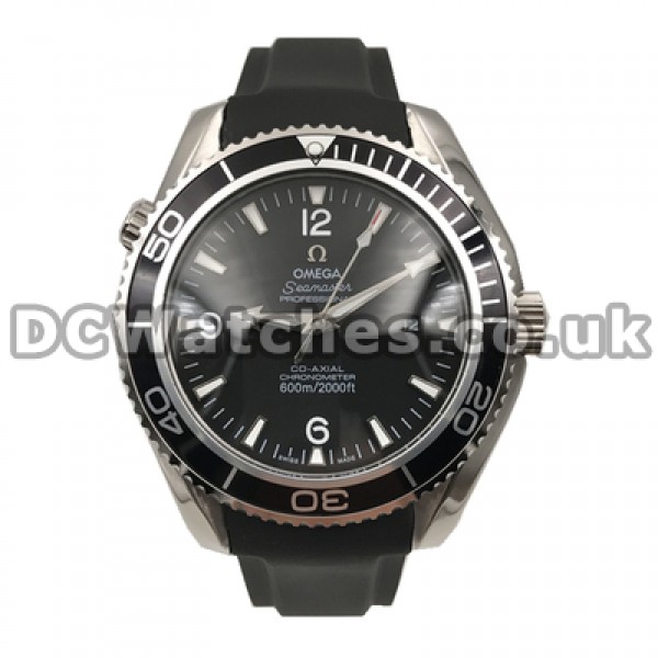 Top UK Sale Omega Planet Ocean Automatic Replica Watch With Black Dial For Men