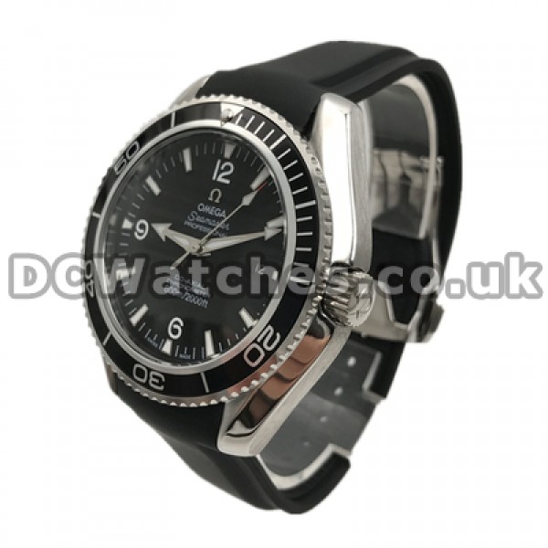 Top UK Sale Omega Planet Ocean Automatic Replica Watch With Black Dial For Men