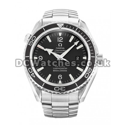 Best UK Sale Omega Planet Ocean Automatic Replica Watch With Black Dial For Men