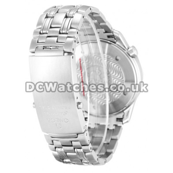 Best UK Sale Omega Seamaster Automatic Replica Watch With Black Dial For Men