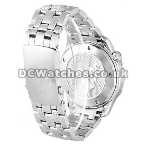 High Quality UK Sale Omega Seamaster 300M Automatic Co-Axial Replica Watch With Black Dial For Men