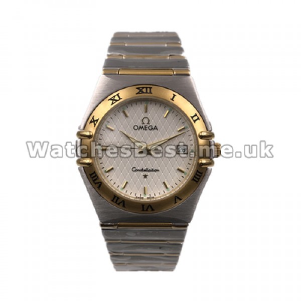 Best UK Sale Omega Constellation Automatic Fake Watch With White Dial For Women