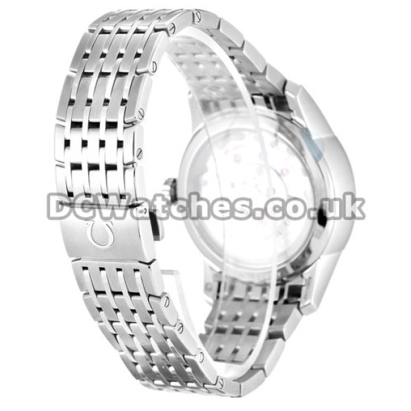 Cheap UK Sale Omega De Ville Automatic Replica Watch With Black Dial For Men