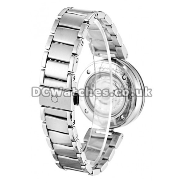 Best UK Sale Omega Ladymatic Automatic Replica Watches With White Dials For Women