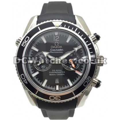 Cheap UK Sale Omega Planet Ocean Automatic Replica Watch With Black Dial For Men