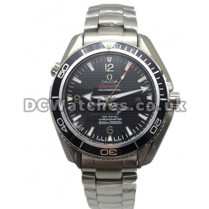 High-quality UK Sale Omega Planet Ocean Automatic Fake Watch With Black Dial For Men