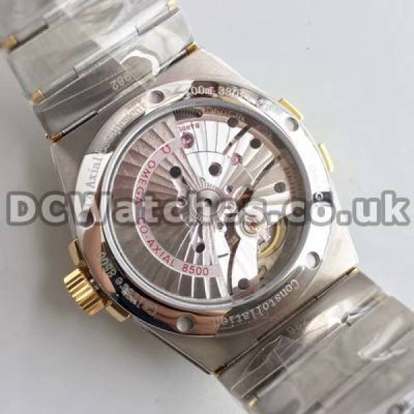 Best UK Sale Omega Constellation Automatic Fake Watch With Silvery Dial For Men