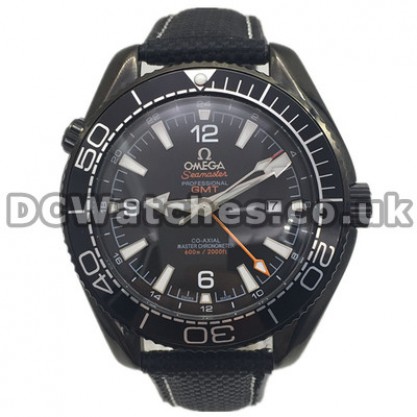 Best UK Sale Omega Planet Ocean Automatic Replica Watch With Black Dial For Men