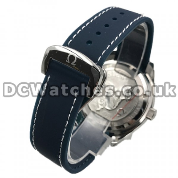 Perfect UK Sale Omega Seamaster GMT Automatic Fake Watch With Blue Dial For Men