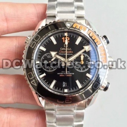 Cheap UK Sale Omega Planet Ocean Automatic Replica Watch With Black Dial For Men