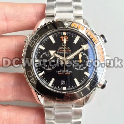 Cheap UK Sale Omega Planet Ocean Automatic Replica Watches With Black Dials For Men