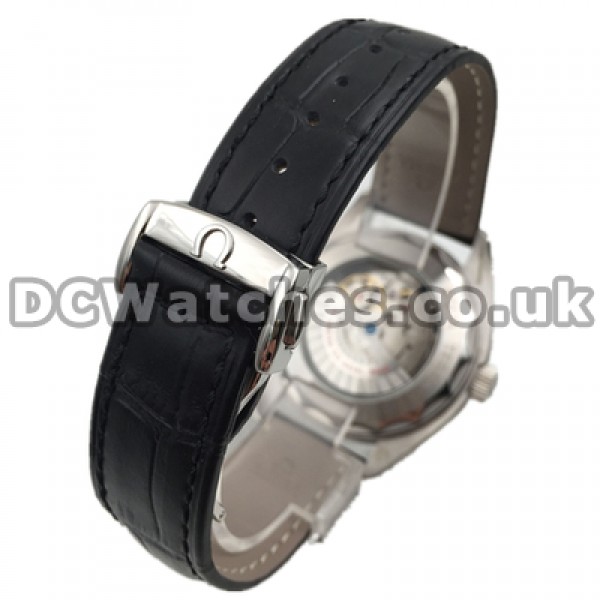 Top UK Sale Omega Seamaster Automatic Fake Watch With Black Dial For Men