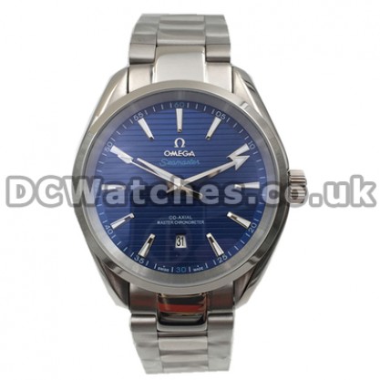 Cheap UK Sale Omega Seamaster Automatic Fake Watch With Blue Dial For Men