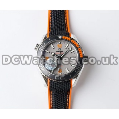 Best UK Sale Omega Planet Ocean ETA Automatic Fake Watch With Grey Dial For Men