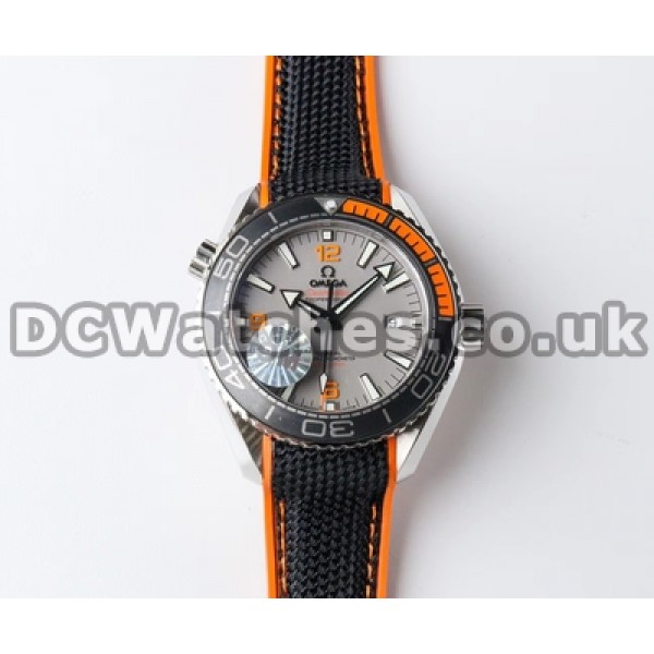 Best UK Sale Omega Planet Ocean ETA Automatic Fake Watches With Grey Dials For Men