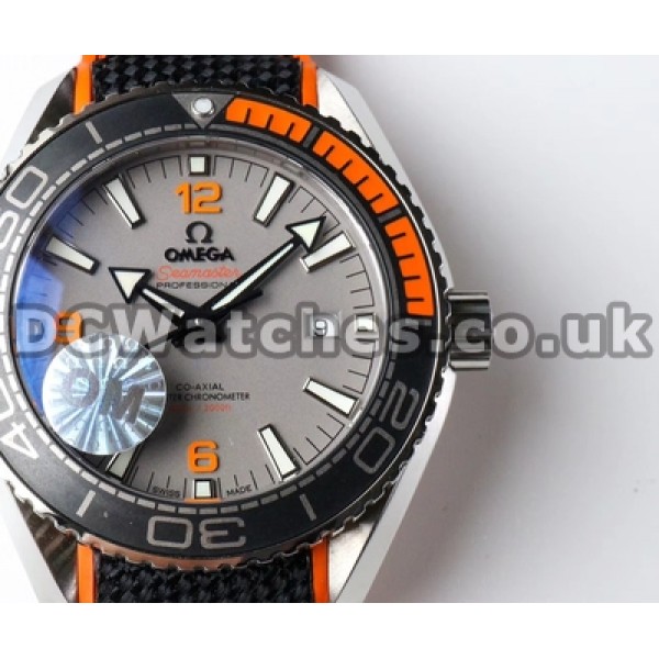 Best UK Sale Omega Planet Ocean ETA Automatic Fake Watch With Grey Dial For Men